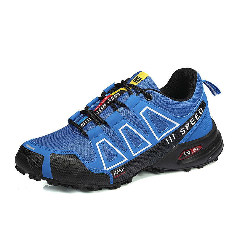 Men's nan robust Trail running shoe with shock-absorbing EVA midsole and grippy profile outsole Mune Fashion