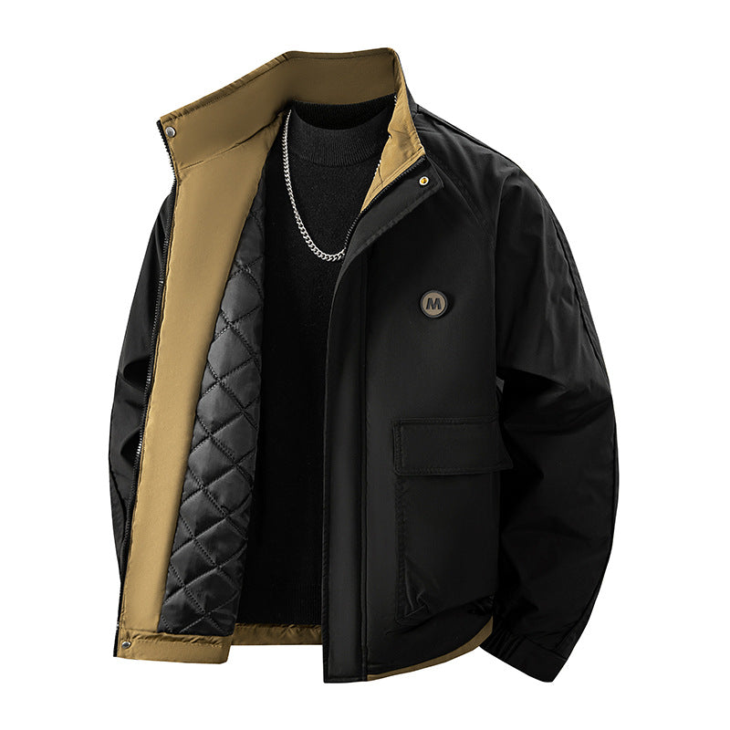 Men's utility blouson with quilted thermo lining and flap pockets Mune Fashion