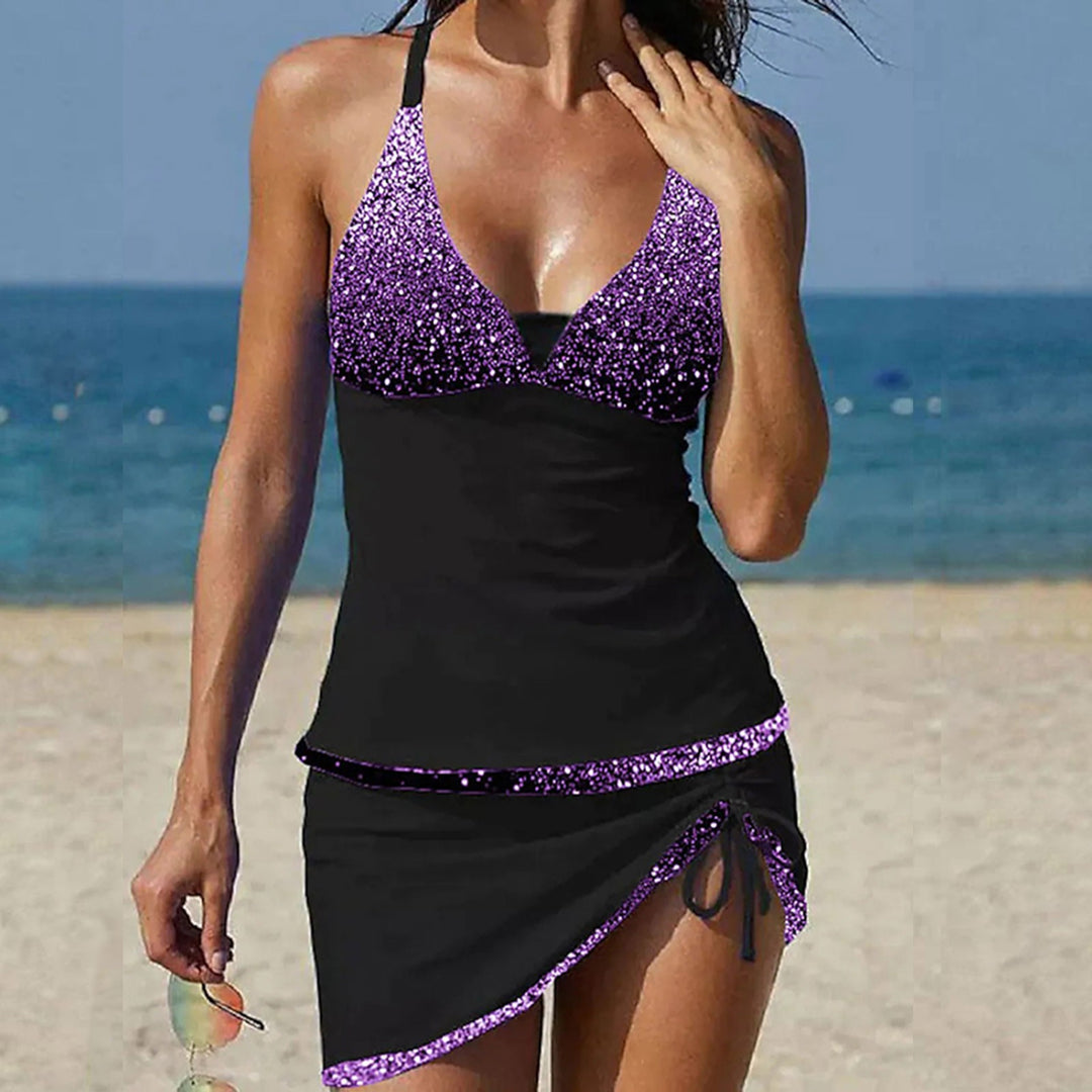 Women casual beach dress with adjustable belt Mune Fashion