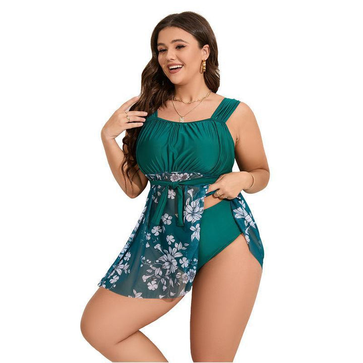 Ladies beach dress with transparent overlay Mune Fashion