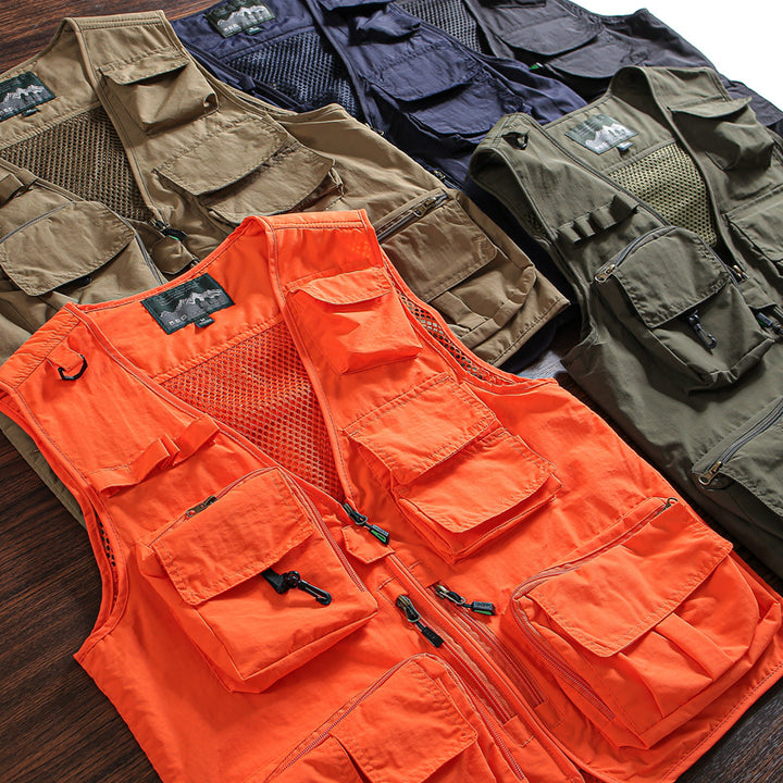 Men's Multifunctional Outdoor Jacket with Many Pockets Mune Fashion