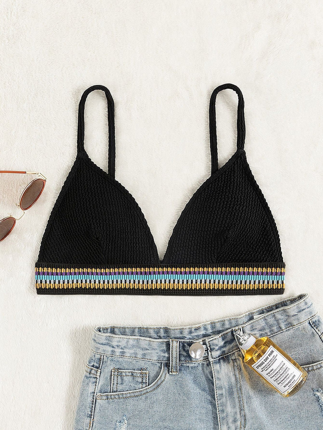 Ladies Triangle Bikini Top Mune Fashion