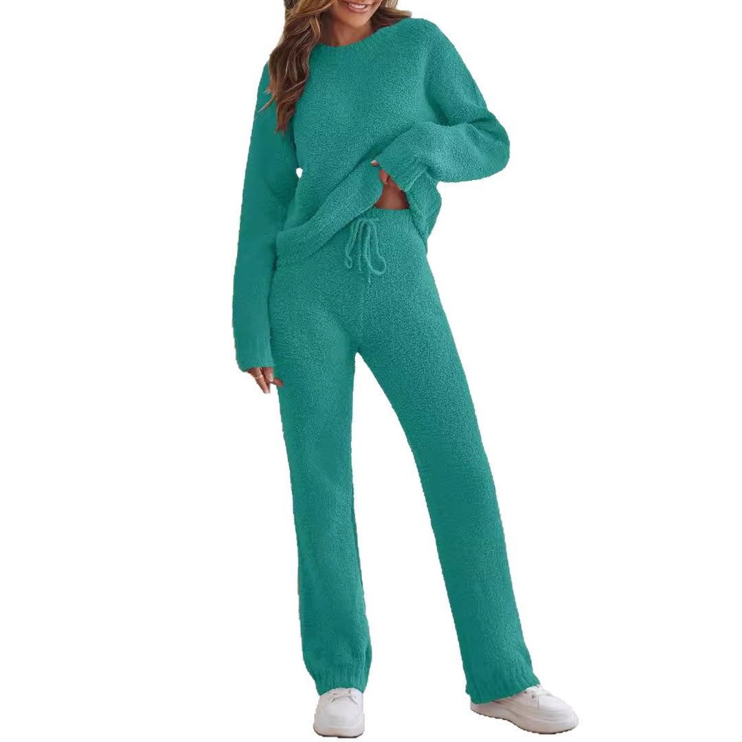 Women's cozy lounge set with oversized sweater and drawstring pants Mune Fashion