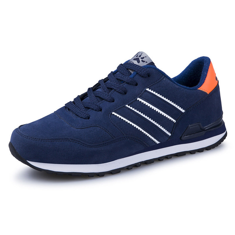 Men's retro-inspired suede mesh sports sneakers with reinforced heel and EVA cushioning Mune Fashion