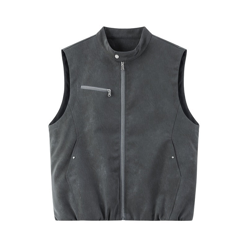 Men's Stylish Leather Vest Mune Fashion