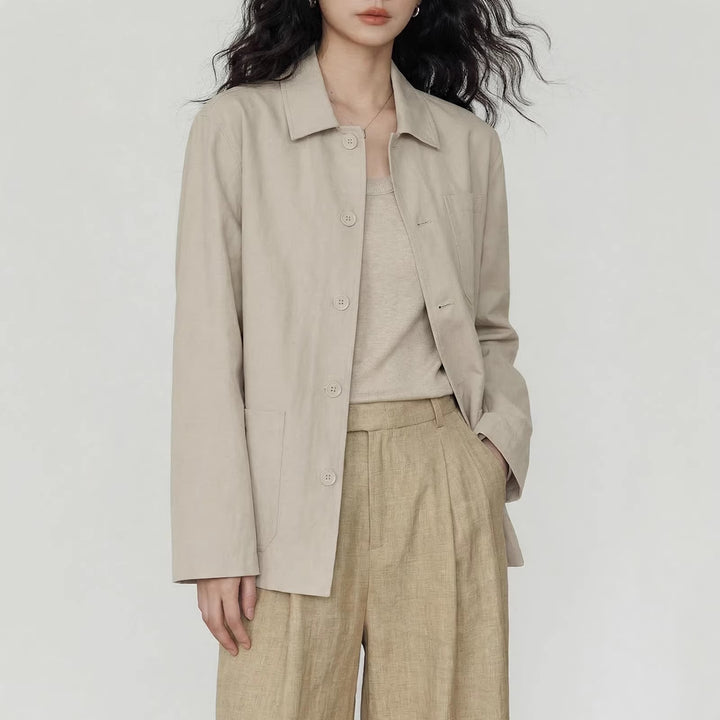 Damen Modische Utility-Jacke Mune Fashion