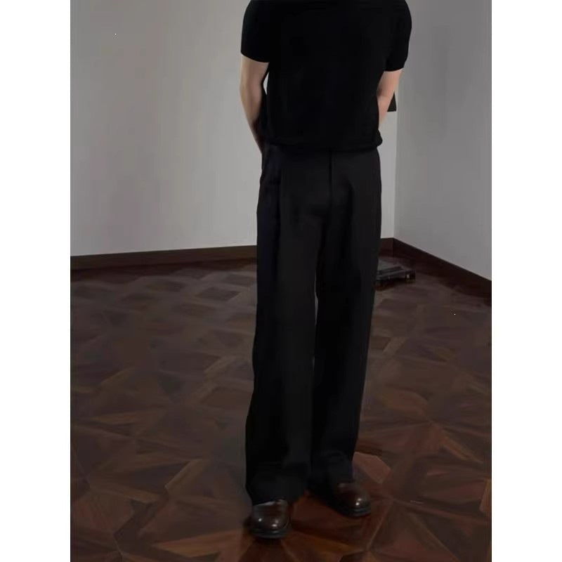 Men's elegant and comfortable high-waisted suit trousers Mune Fashion