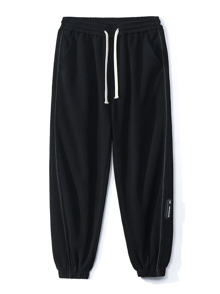 Unisex Relax-Fleece Jogging Pants with Elastic Waistband and Cuffs Mune Fashion