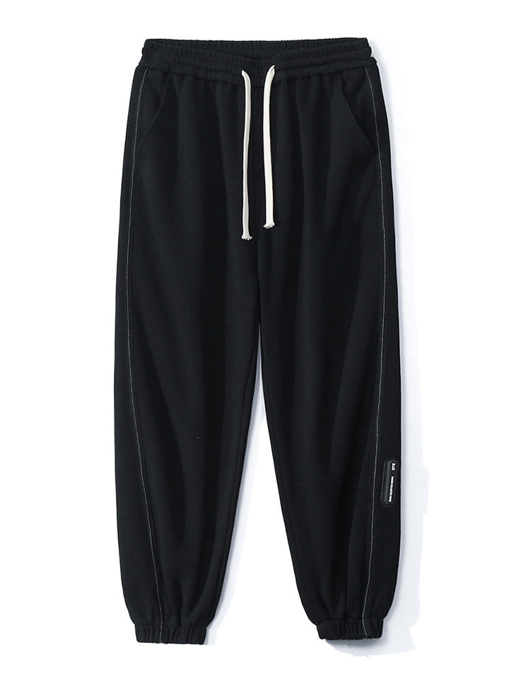 Unisex Relax-Fleece Jogging Pants with Elastic Waistband and Cuffs Mune Fashion