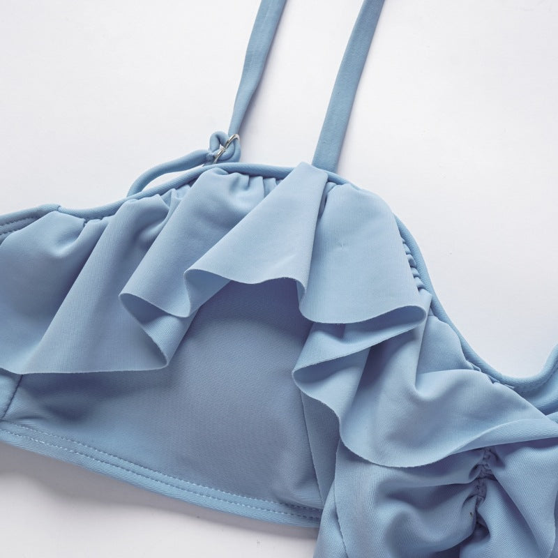 Ladies fashionable ruffled swimsuit Mune Fashion