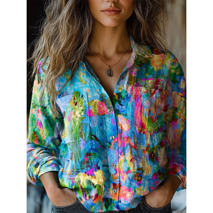 Ladies Stylish Blouse with Paisley Pattern Mune Fashion