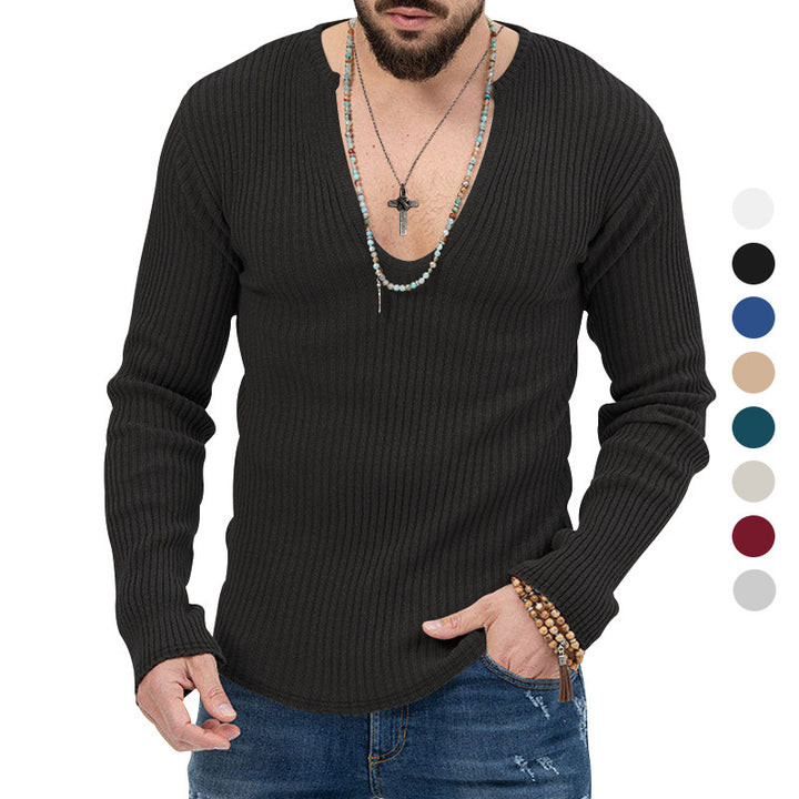 Men's lightweight fleece shirt jacket with snap button placket and side pockets Mune Fashion