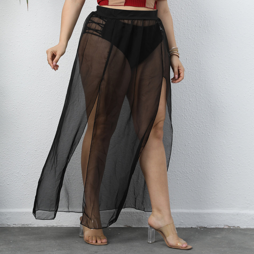Women's transparent maxi skirt Mune Fashion