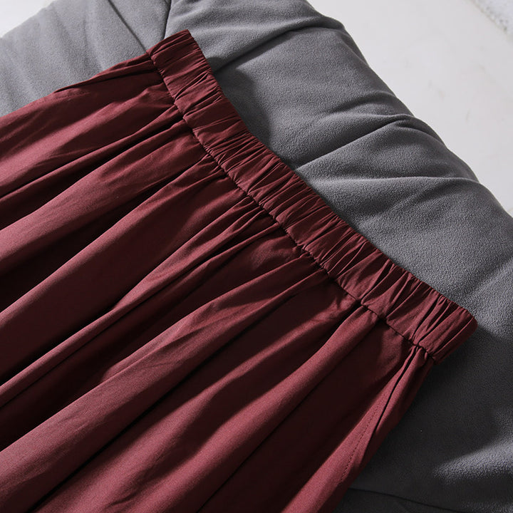 Women's Elegant Maxi Skirt with Loose-Fitting Design Mune Fashion