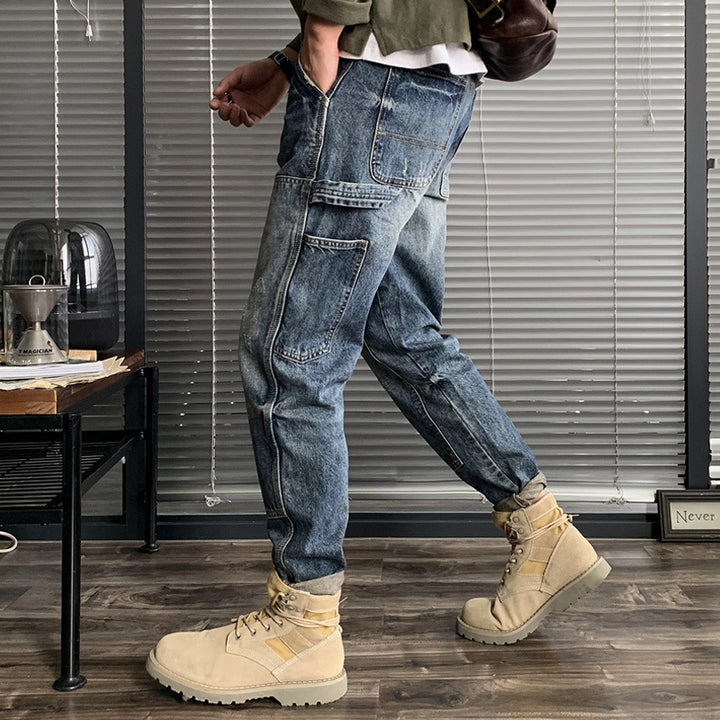 Men's Baggy Cargo Jeans Mune Fashion