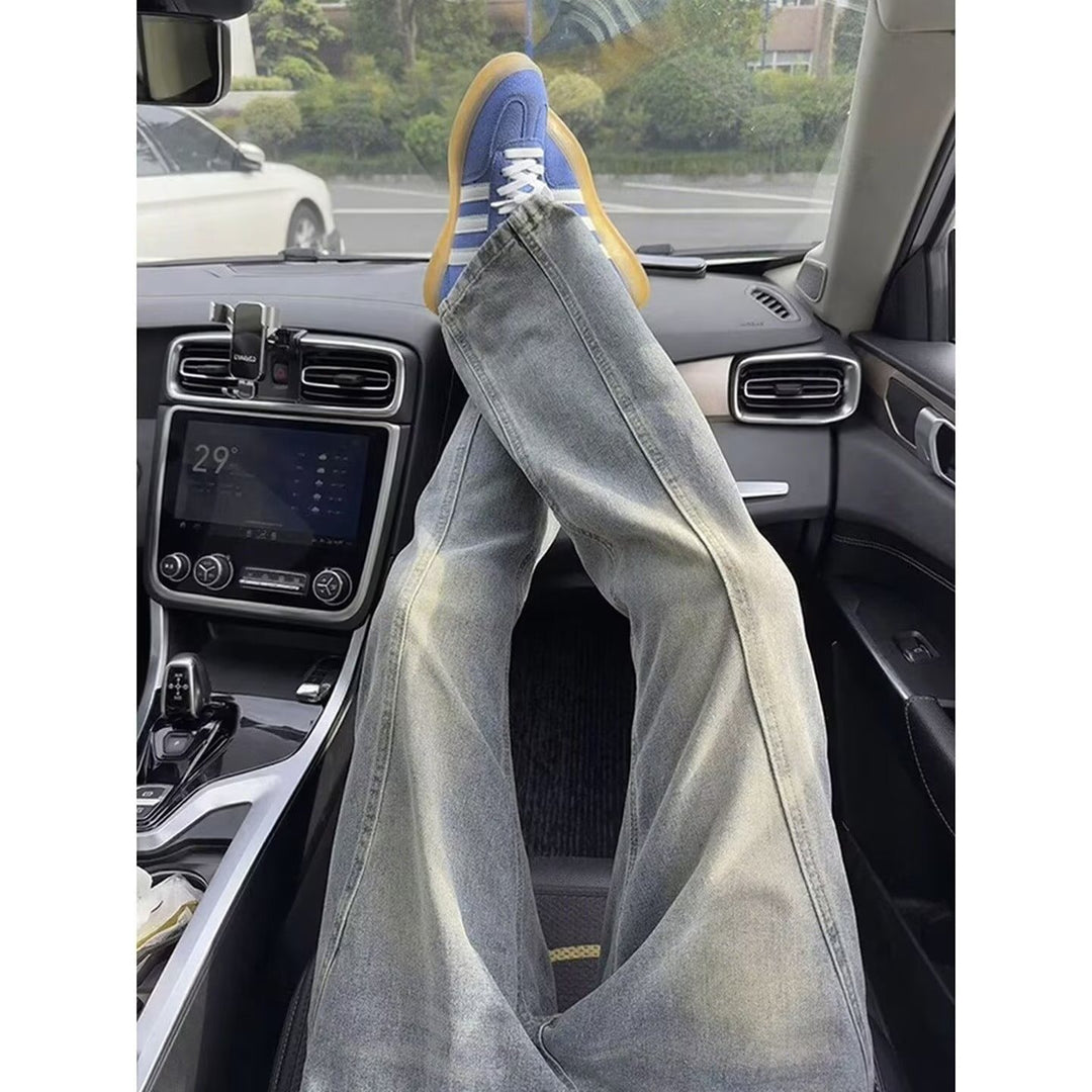 Men's Wide Cut Denim Pants Mune Fashion