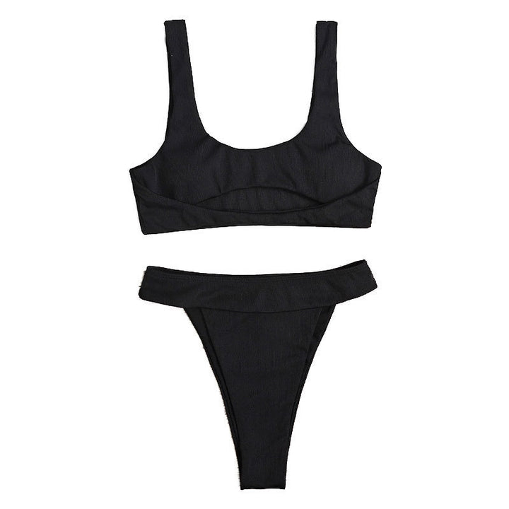 Women's bikini set with high-cut bottom and padded top Mune Fashion