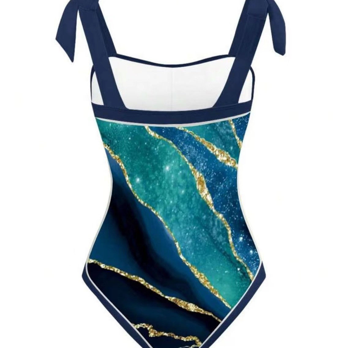 Women's swimsuit with elegant wrap skirt Mune Fashion 1782104434