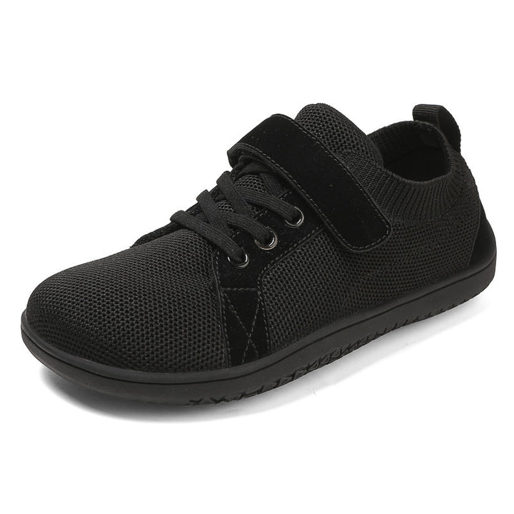 Women's knitted sneakers with adaptive fit, one-handed Velcro closure, and flexible rolling sole Mune Fashion