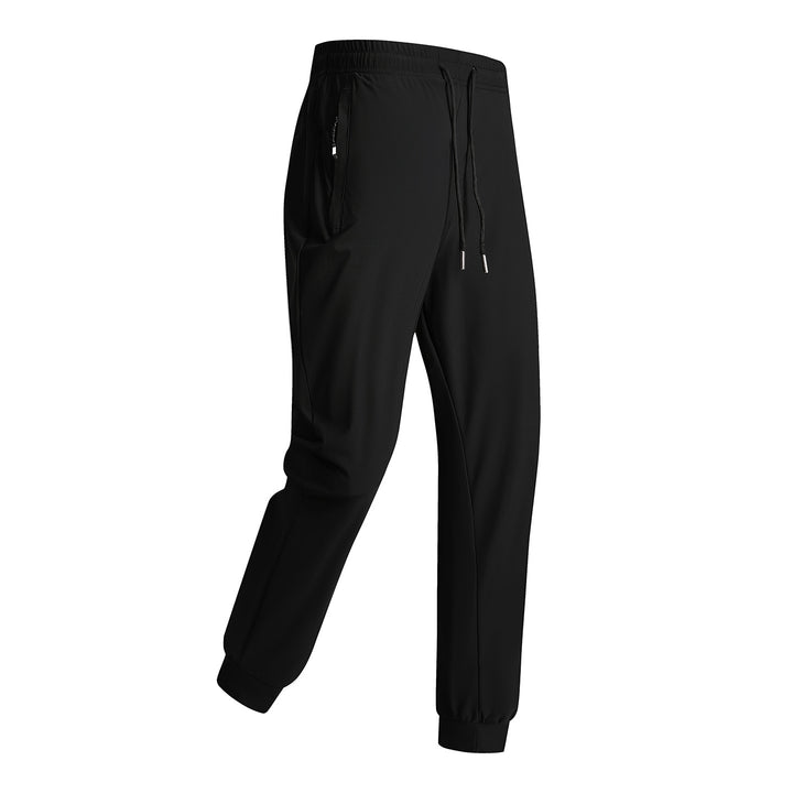 Men's sporty training pants with elastic waistband and zippered pockets Mune Fashion