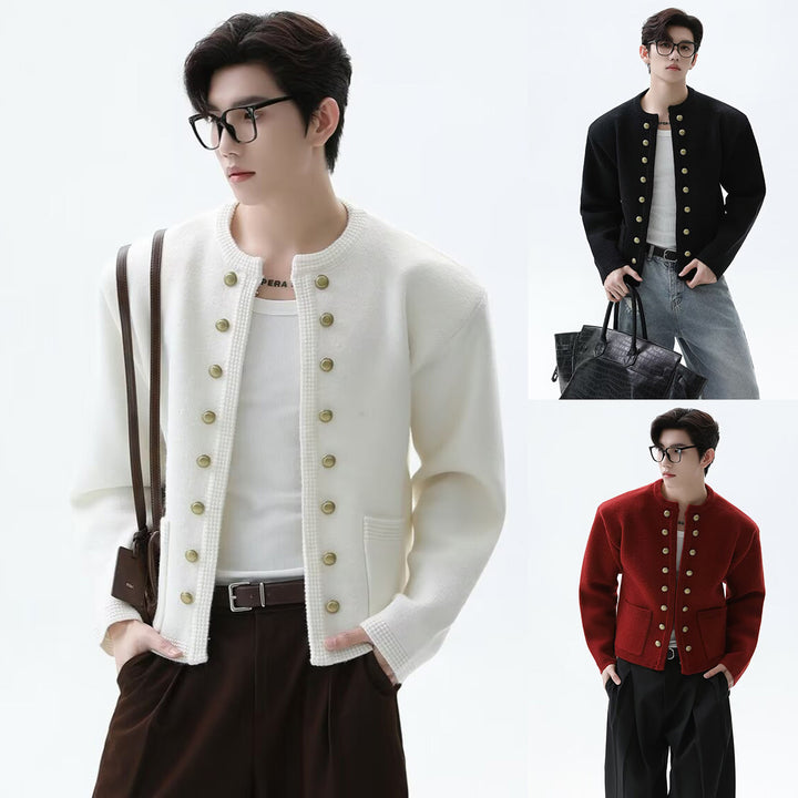 Men's Fashionable Cardigan with Button Details Mune Fashion