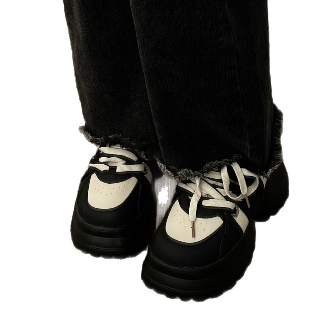 Women Sporty Chunky Sneakers with Non-slip Sole and Breathable Upper Mune Fashion