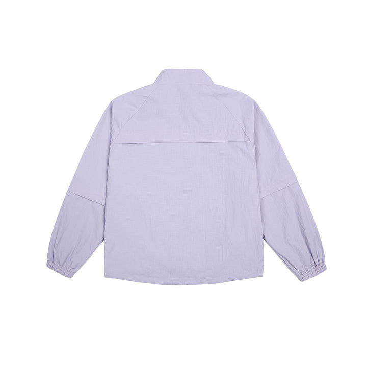 Men's lightweight ripstop overlay jacket with stand-up collar, chest pocket, and elastic cuffs Mune Fashion