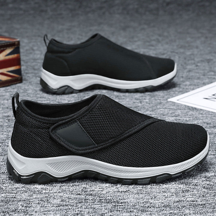 Women nan breathable Slip-On sneakers with Velcro and cushioned EVA midsole Mune Fashion