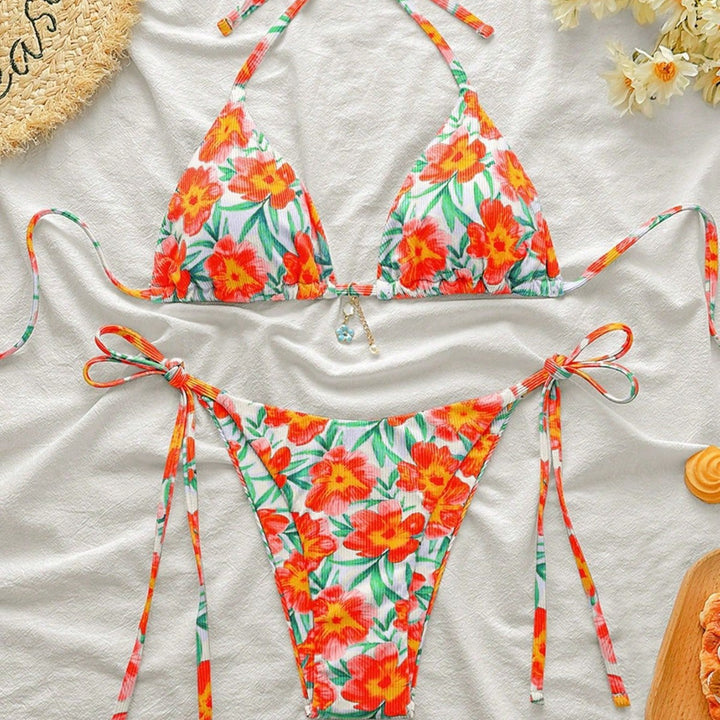 Women Triangle Bikini with sustainable fabric combination Mune Fashion