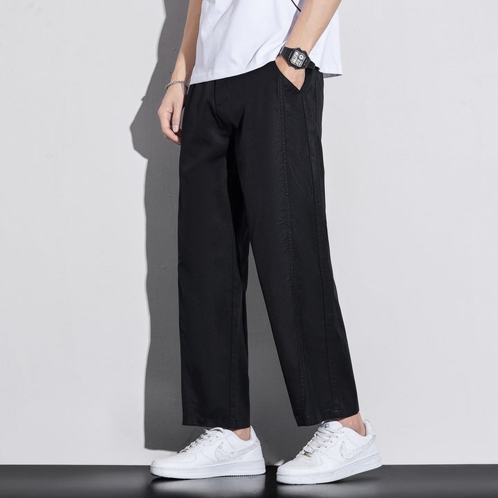 Men Wide-Cut Comfort Trousers Mune Fashion