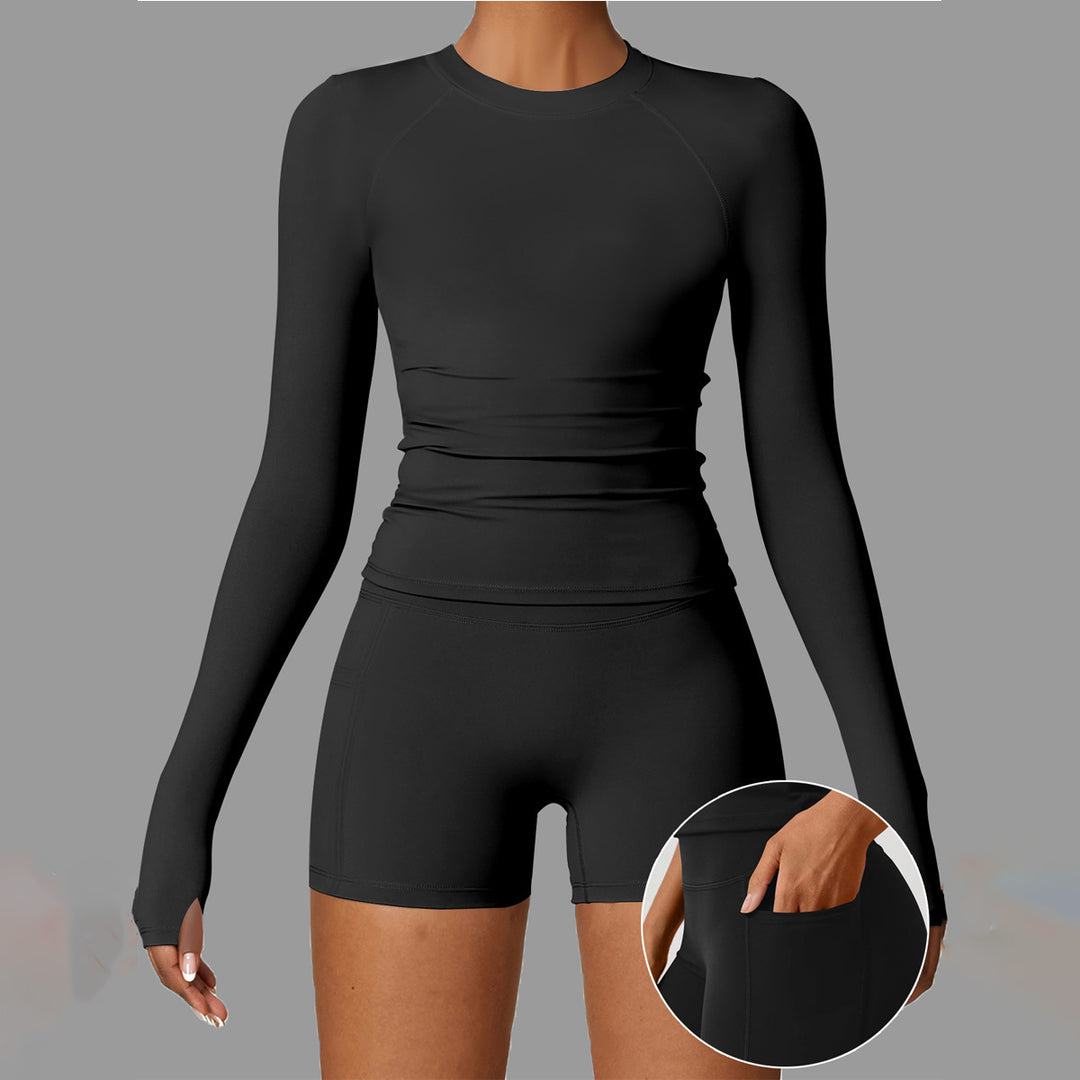 Women’s Sporty Long Sleeve Top Mune Fashion