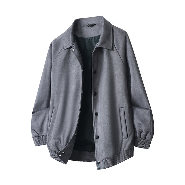 Men's stylish transitional jacket with practical snap button closure Mune Fashion