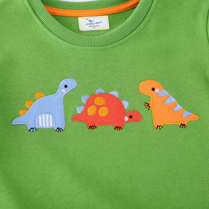 Kids Sweatshirt with Colorful Dinosaur Design Mune Fashion