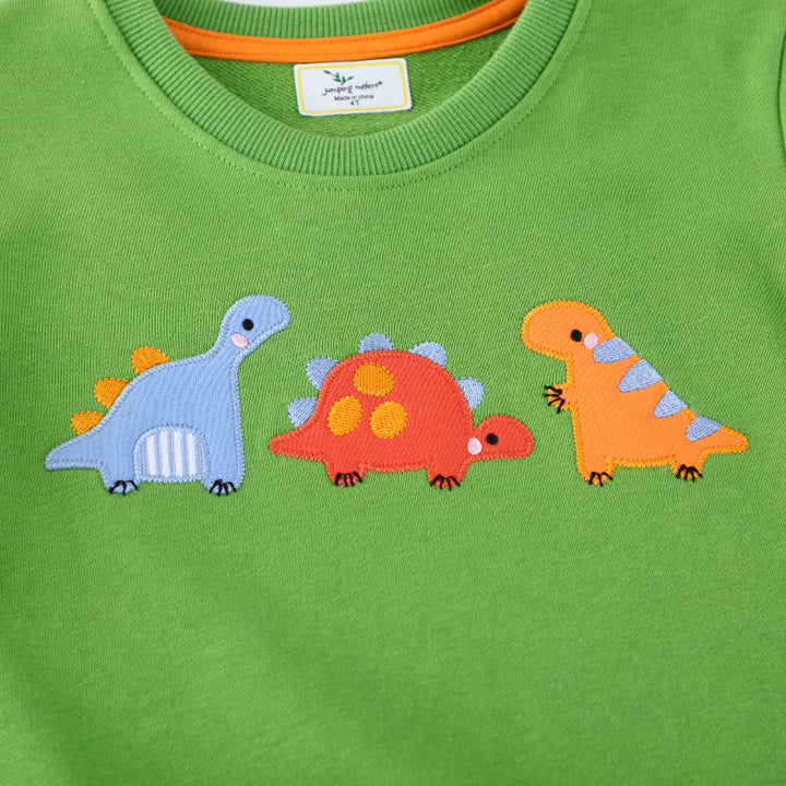 Kids Sweatshirt with Colorful Dinosaur Design Mune Fashion