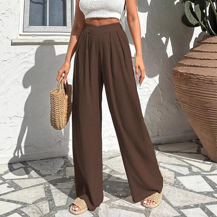 Women's Elegant and Airy Palazzo Pants Mune Fashion