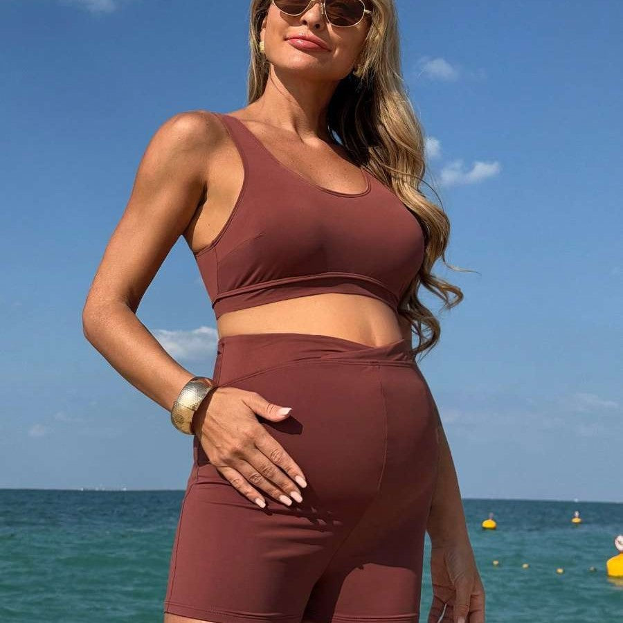 Ladies sporty tankini with elastic waistband Mune Fashion