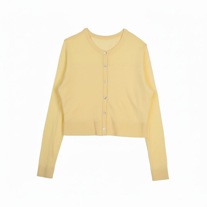 Damen Modische Strickjacke mit Knopfleiste Mune Fashion
