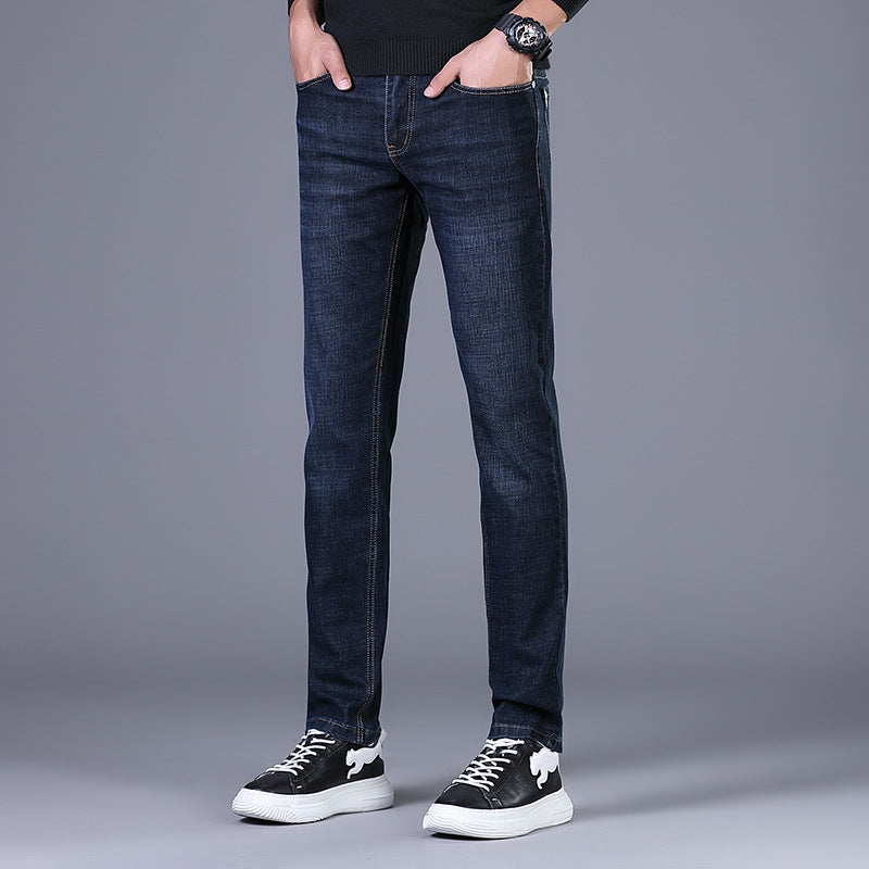 Women Elastic Slim-Straight Jeans with High Comfort Waistband Mune Fashion