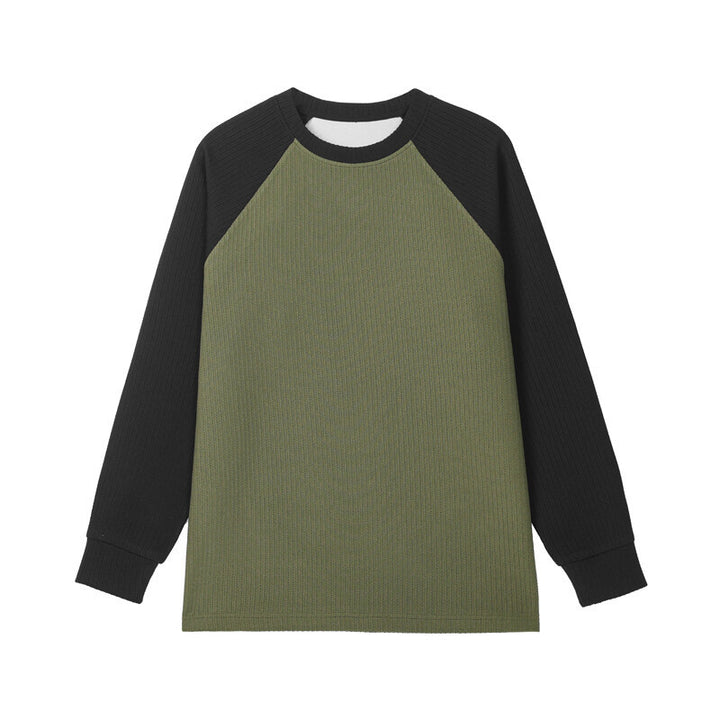 Men's Sporty Raglan Sweater with Structure Mune Fashion