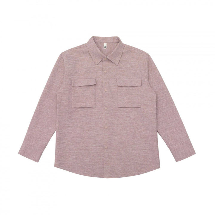 Unisex Overshirt made of structured knit blend with patch flap pockets Mune Fashion