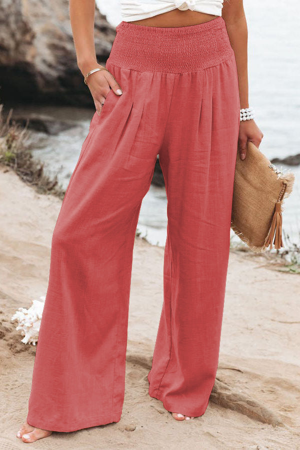 Women's Loose Linen Trousers Mune
