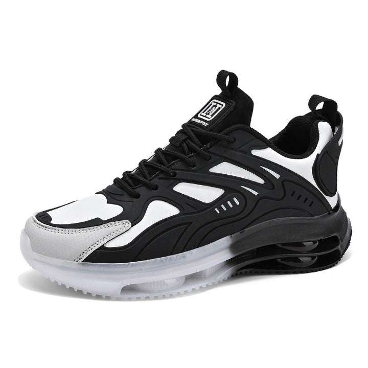 Men's Hightech Airflow Cushioning Sneakers with Visible Multi-Chamber Air Sole Mune Fashion