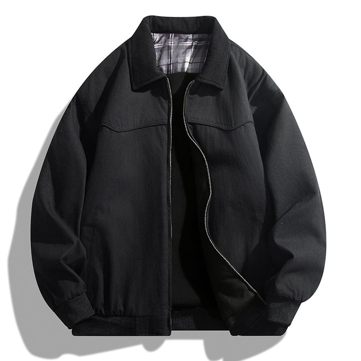Men's Casual Quilted Jacket with Collar Mune Fashion