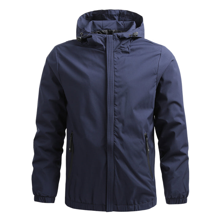 Men's Breathable Outdoor Jacket with Adjustable Collar Mune Fashion