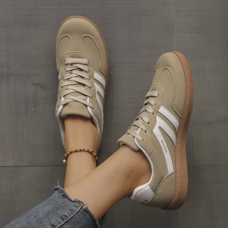 Damen Mary-Jane-Sneaker mit Klettverschluss und gepolstertem Komfortfußbett Mune Fashion