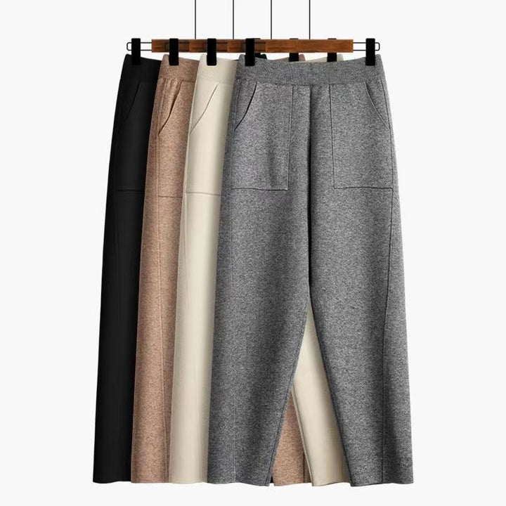 Ladies fashionable and comfortable fabric trousers Mune Fashion