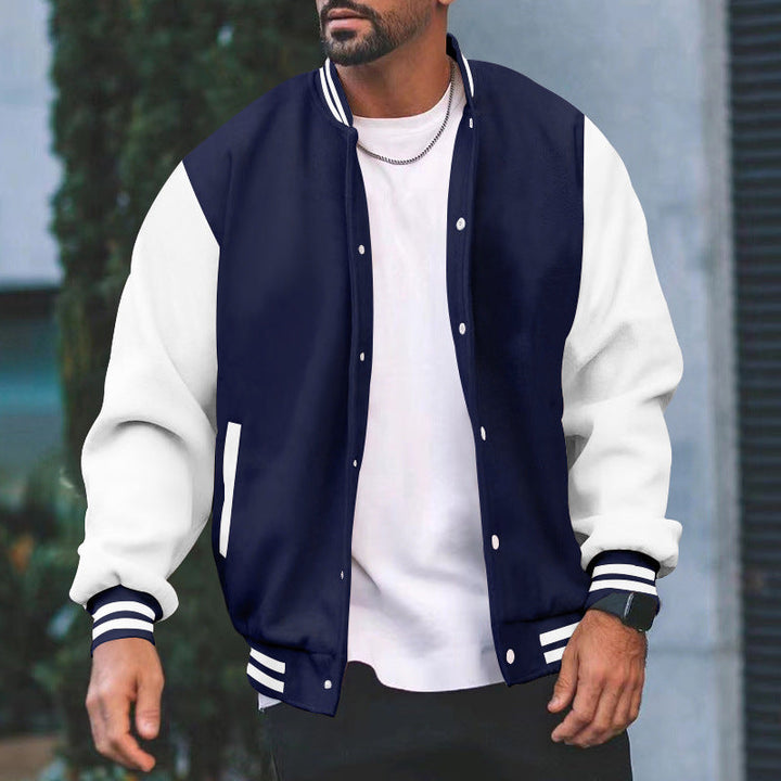 Men's Sporty College Jacket Mune Fashion