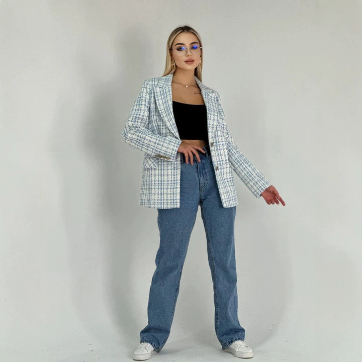 Women Elegant Classic Blazer Jacket