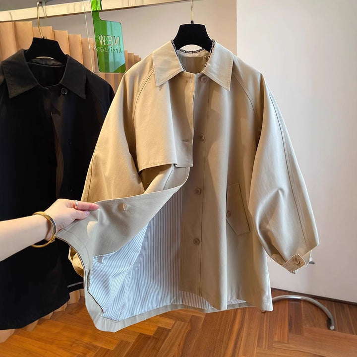 Women's Fashionable Transitional Jacket with Loose Fit Mune Fashion