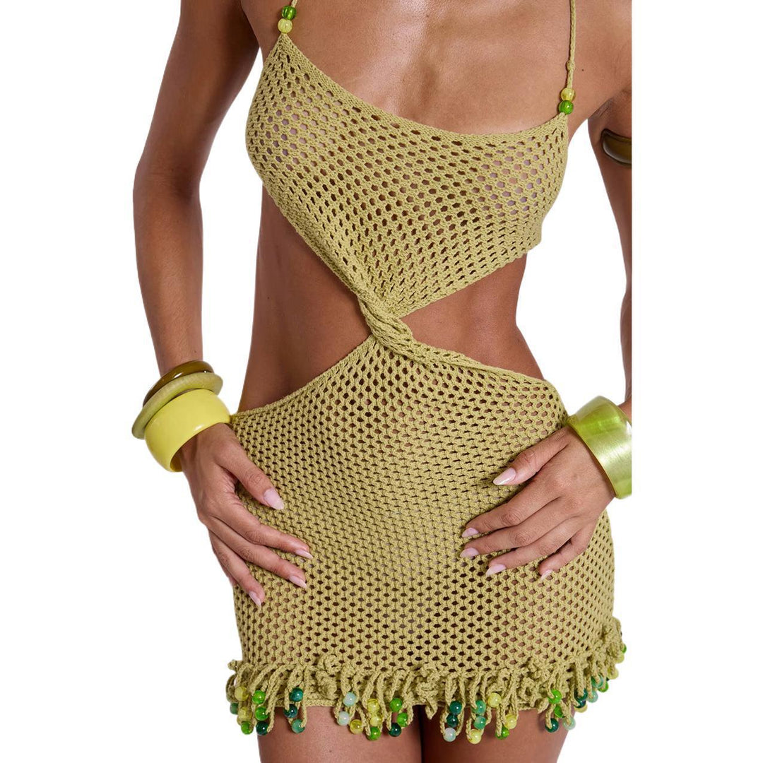 Women's trendy crocheted beach cover-up Mune Fashion